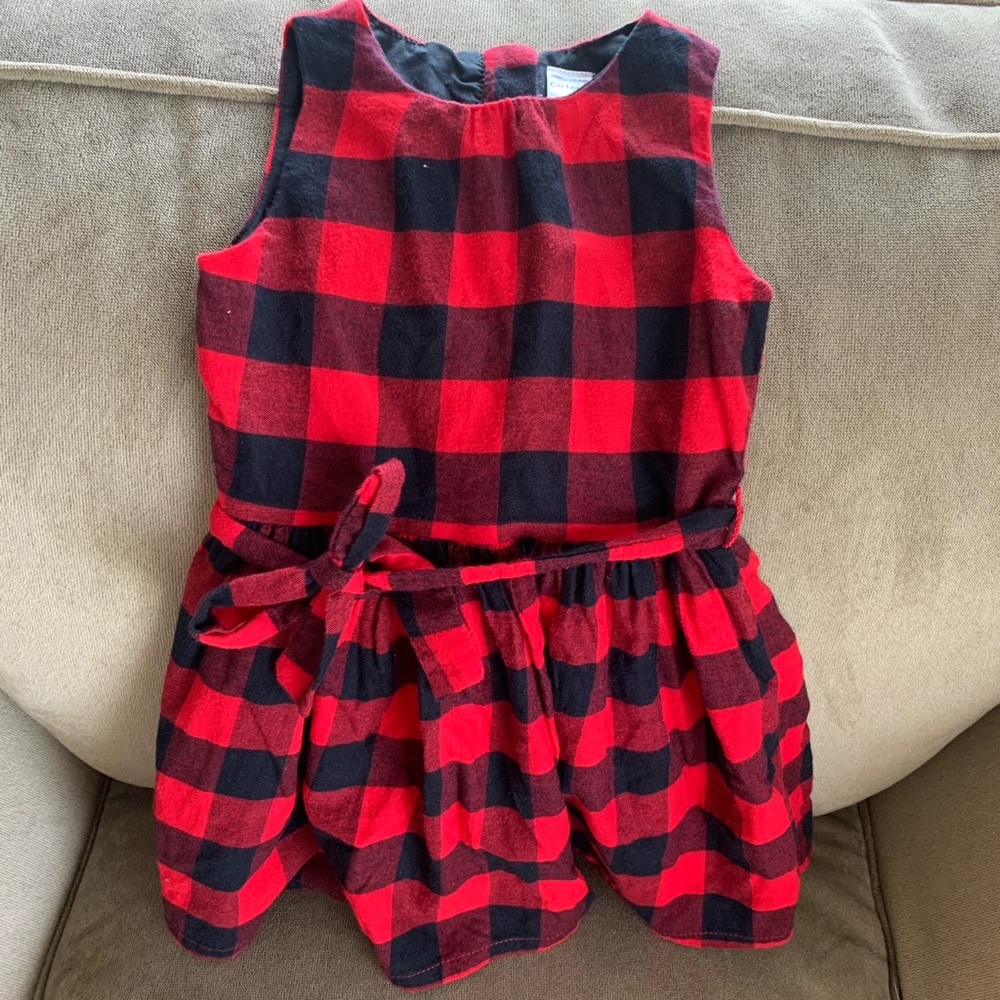 Carter’s Buffalo Plaid Sleeveless Dress 4T